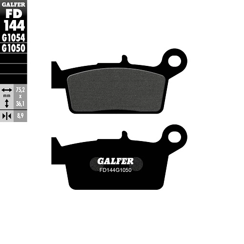 Колодки гальмівні Galfer FD144G1050