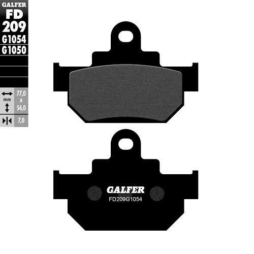 Колодки гальмівні Galfer FD209G1054