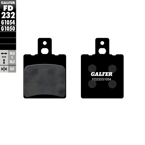 Колодки гальмівні Galfer FD232G1054