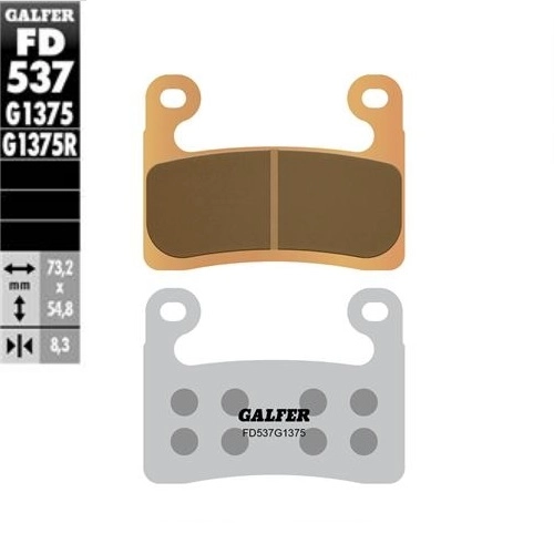 Колодки гальмівні Galfer FD537G1375