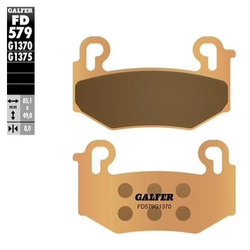 Колодки гальмівні Galfer FD579G1370