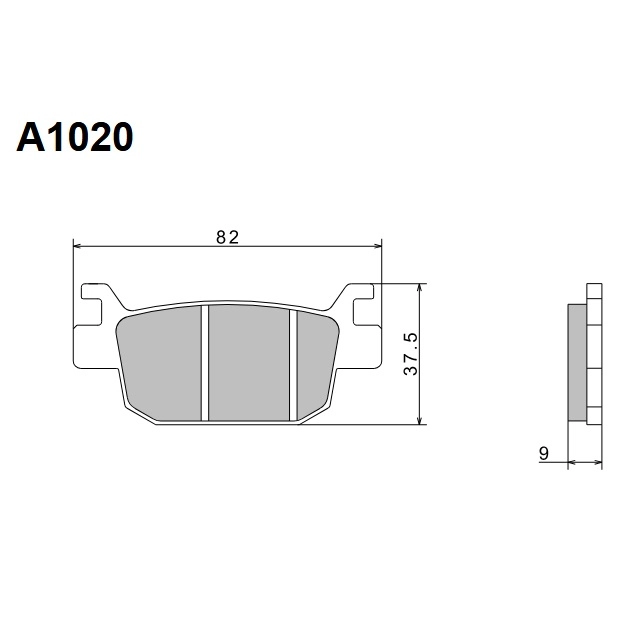Колодки гальмівні Nissin A1020