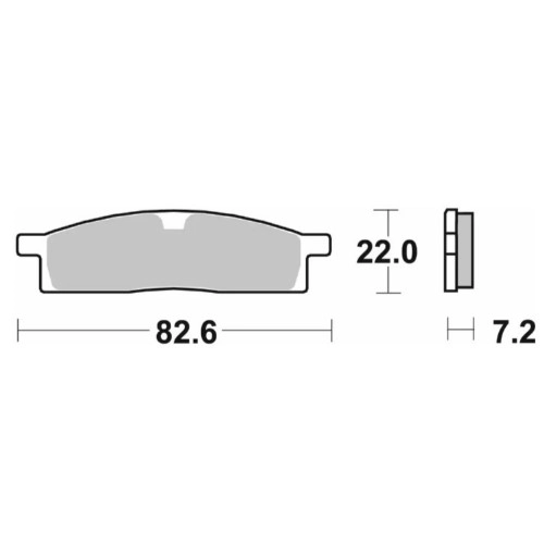 Колодки гальмівні SBS 589RSI