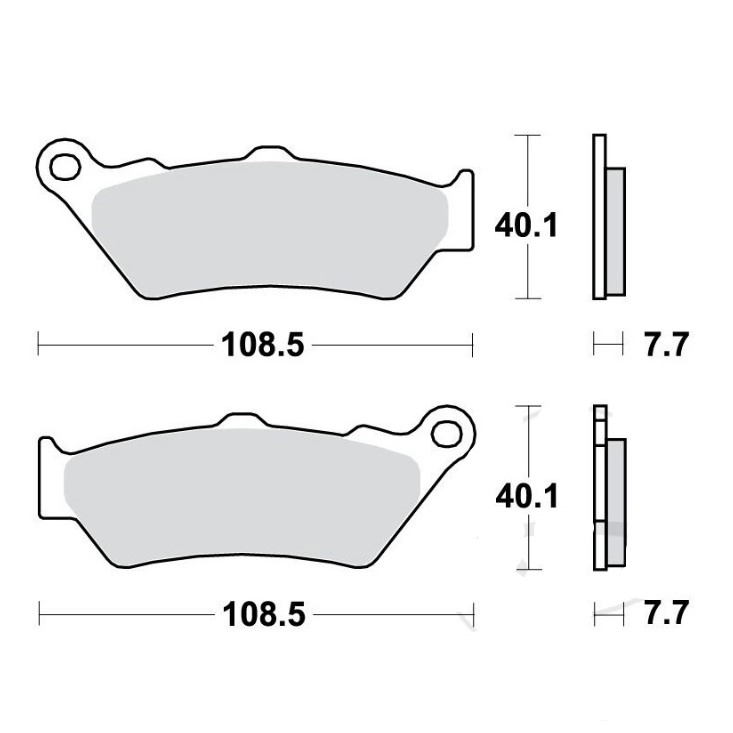 Колодки гальмівні TRW Lucas MCB671PC