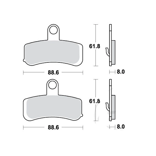 Колодки гальмівні TRW Lucas MCB813PC