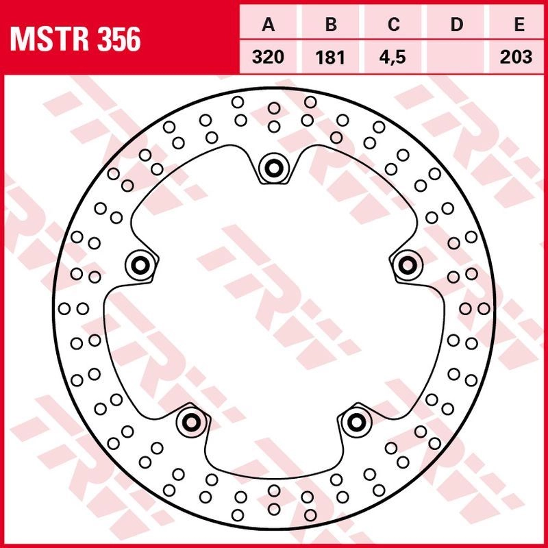 Диск гальмівний TRW Lucas MSTR356