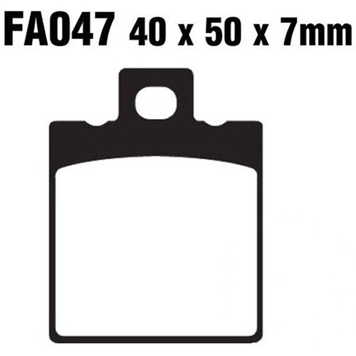 Колодки гальмівні EBC FA047V 