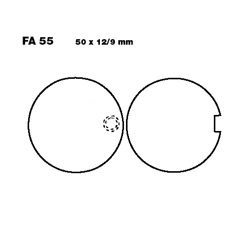 Колодки гальмівні EBC FA055