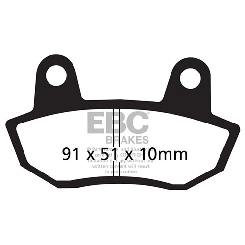 Колодки гальмівні EBC FA090V