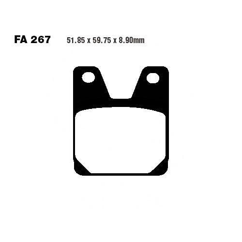 Колодки гальмівні EBC FA267