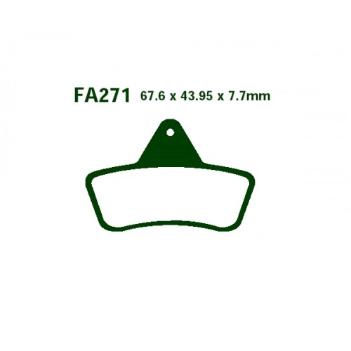 Колодки гальмівні EBC FA271TT