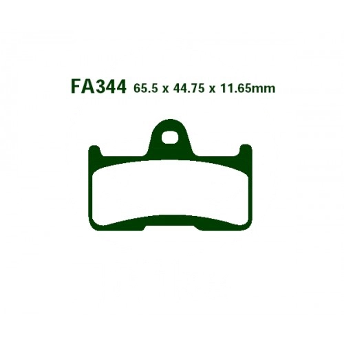 Колодки гальмівні EBC FA344TT