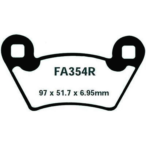Колодки гальмівні EBC FA354R