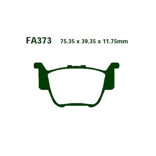 Колодки гальмівні EBC FA373R