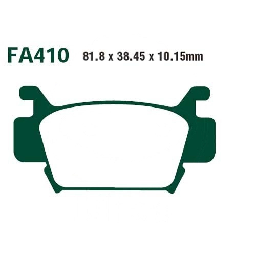 Колодки гальмівні EBC FA410TT