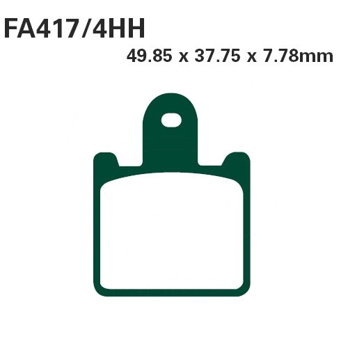 Колодки гальмівні EBC FA417/4HH
