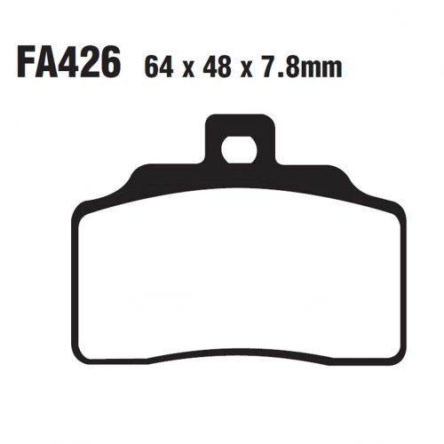 Колодки гальмівні EBC FA426 