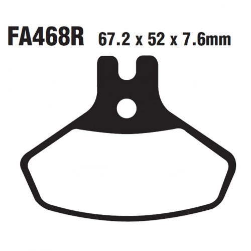Колодки гальмівні EBC FA468R 