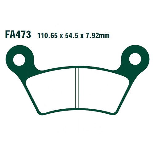 Колодки тормозные EBC FA473