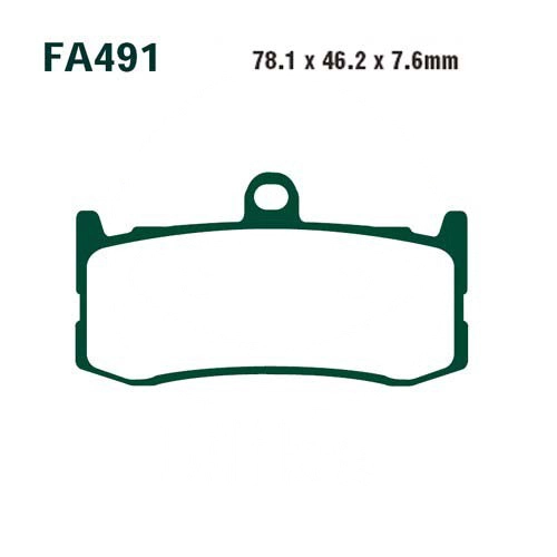 Колодки гальмівні EBC FA491HH