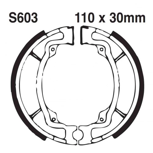 Колодки гальмівні EBC S603G