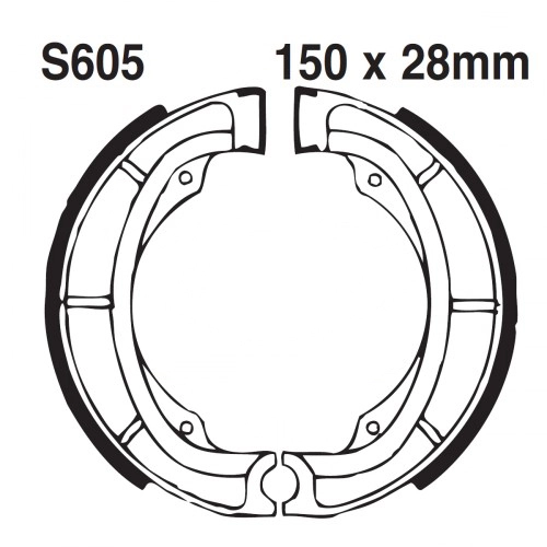 Колодки гальмівні EBC S605G