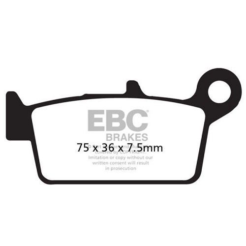 Колодки тормозные EBC SFA131/2