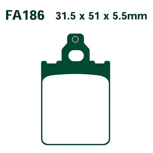 Колодки гальмівні EBC SFA186