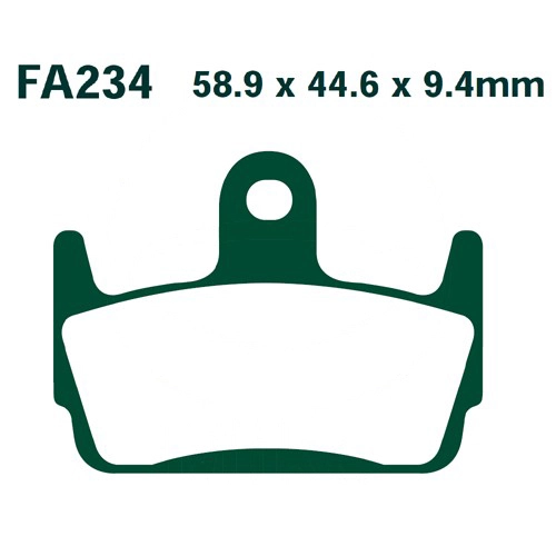 Колодки гальмівні EBC SFA234