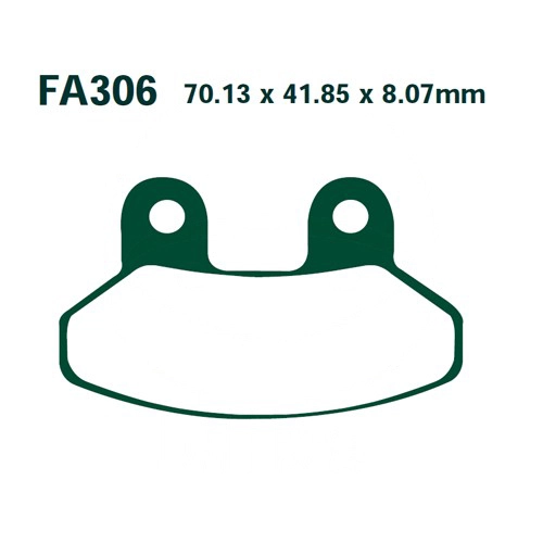 Колодки гальмівні EBC SFA306