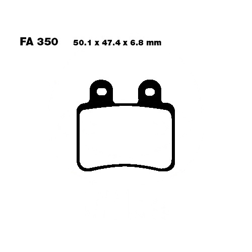 Колодки гальмівні EBC SFA350