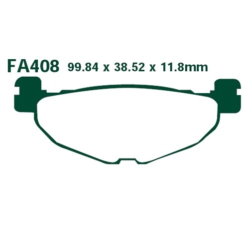Колодки гальмівні EBC SFA408