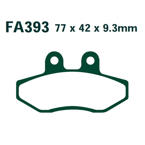 Колодки гальмівні EBC SFAC393 