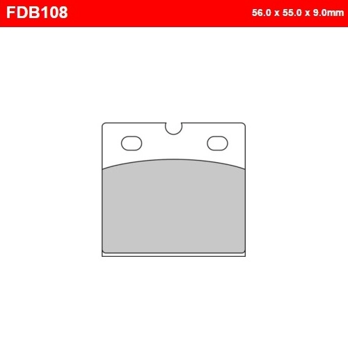 Колодки гальмівні Ferodo FDB108P