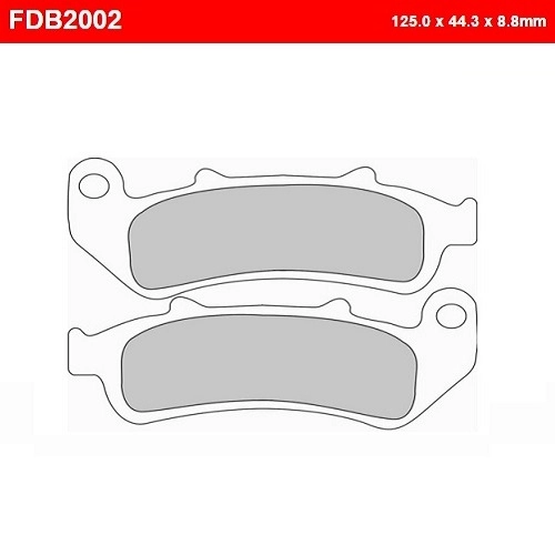 Колодки тормозные Ferodo FDB2002P
