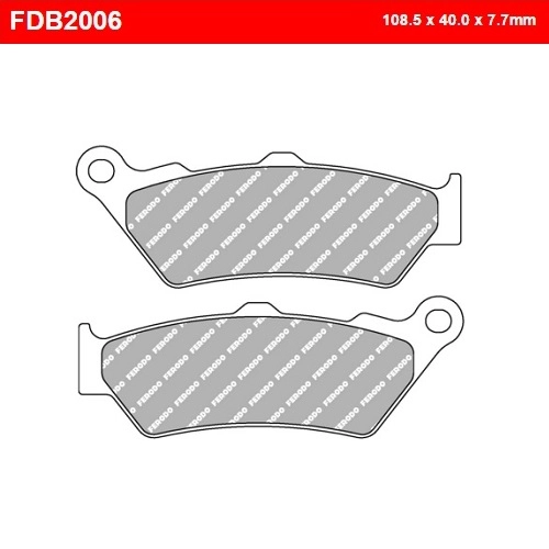 Колодки гальмівні Ferodo FDB2006P