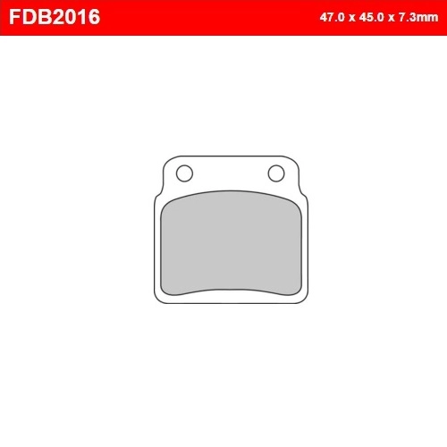 Колодки гальмівні Ferodo FDB2016SG