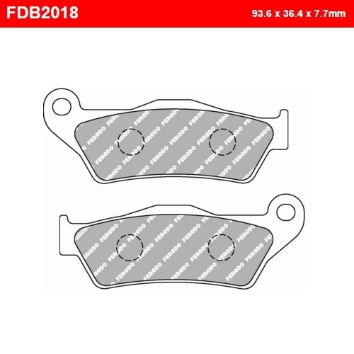 Колодки гальмівні Ferodo FDB2018P