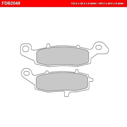 Колодки гальмівні Ferodo FDB2048P
