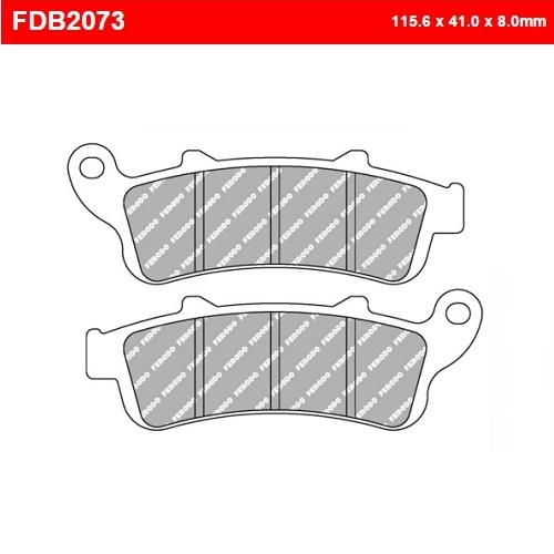 Колодки гальмівні Ferodo FDB2073ST