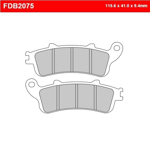 Колодки гальмівні Ferodo FDB2075P