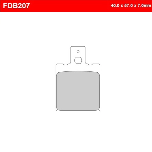 Колодки гальмівні Ferodo FDB207P