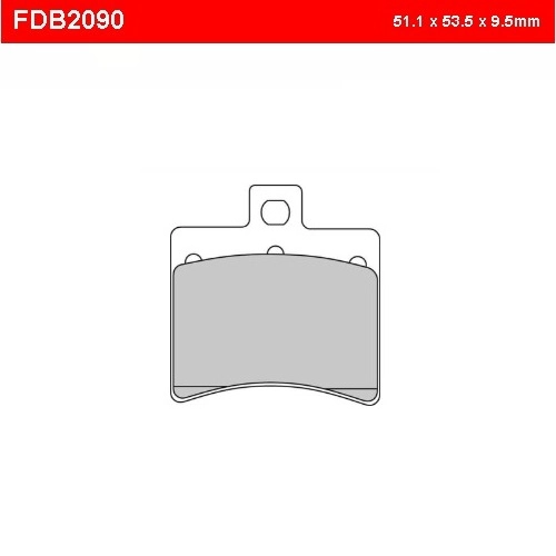 Колодки гальмівні Ferodo FDB2090EF