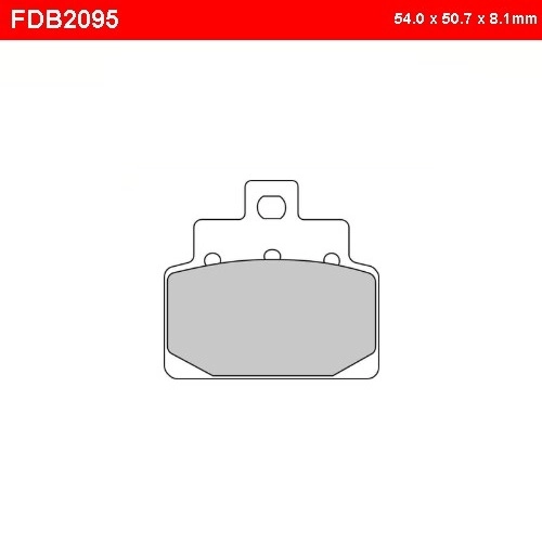 Колодки гальмівні Ferodo FDB2095EF