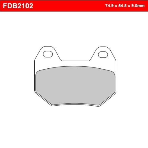 Колодки гальмівні Ferodo FDB2102P