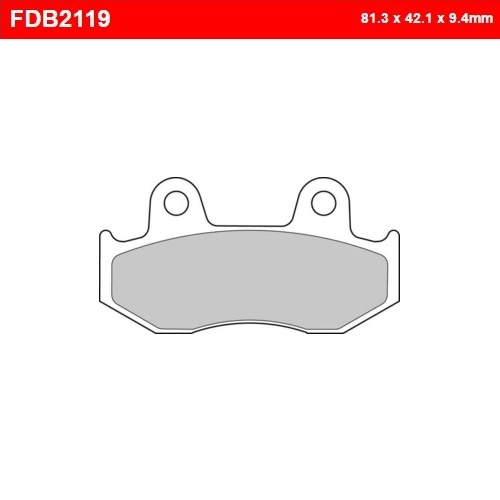 Колодки гальмівні Ferodo FDB2119P