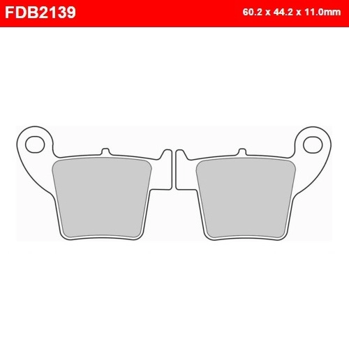 Колодки гальмівні Ferodo FDB2139SG