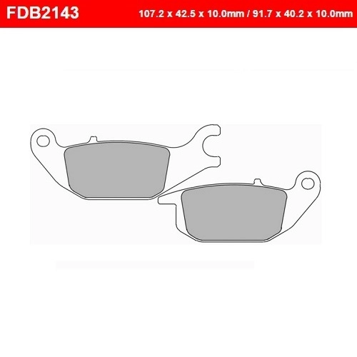Колодки гальмівні Ferodo FDB2143P