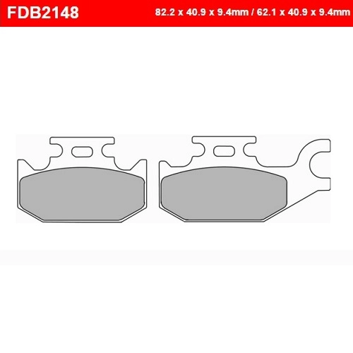 Колодки гальмівні Ferodo FDB2148SG