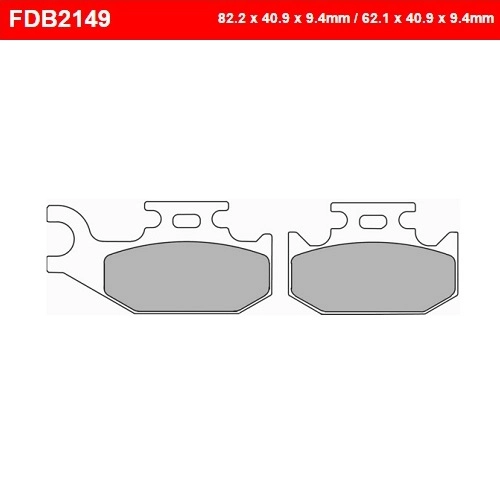 Колодки гальмівні Ferodo FDB2149SG